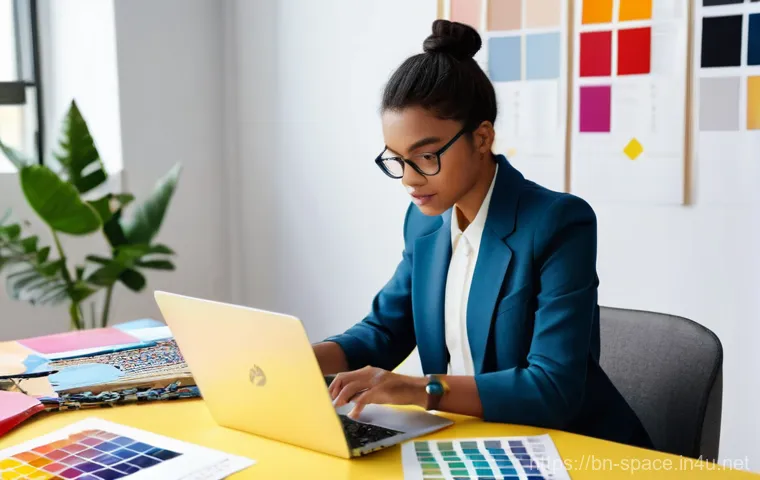 공간디자인 기업의 연봉 평균 - **Prompt for "The Aspiring Designer's Portfolio":**
A young, enthusiastic interior design studen...